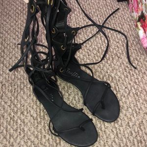 Greek-like sandals never worn